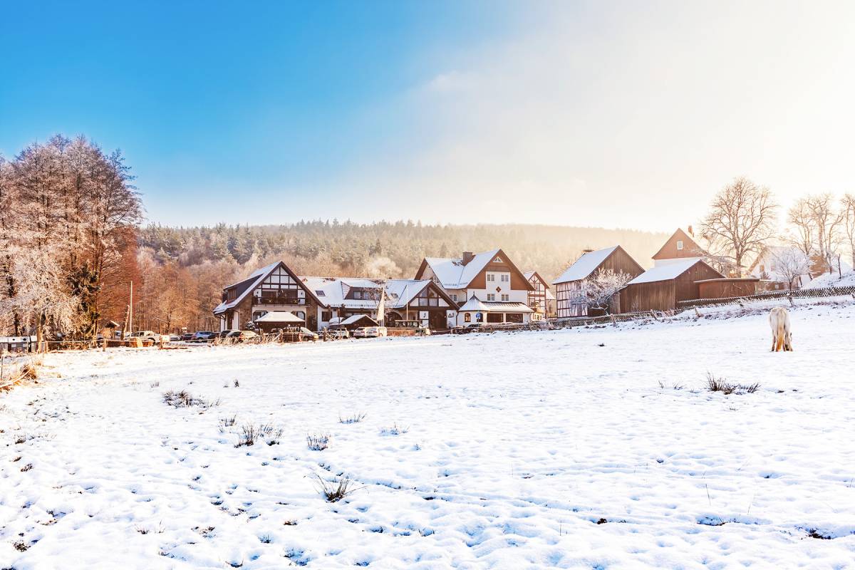 Winterurlaub in der Hessenmühle in Großenlüder-Kleinlüder